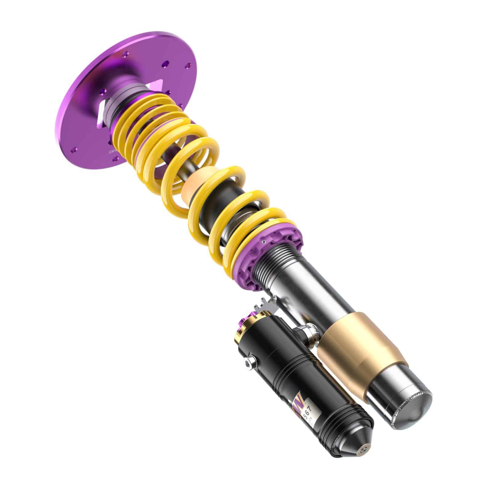 Suspension KW Coilover V4 Clubsport avec supports supérieurs FA pour VW Golf 8 R/GTI/GTI Clubsport-Référence 397802CW – Image 4
