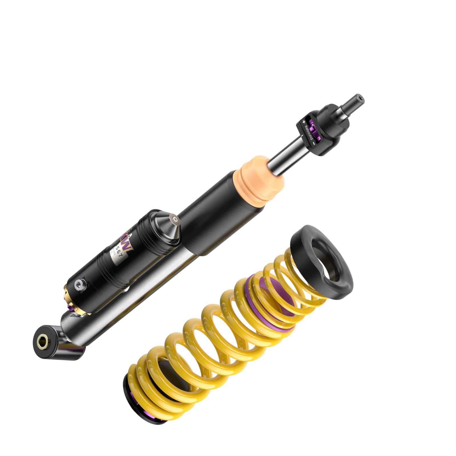 Suspension KW Coilover V4 Clubsport avec supports supérieurs FA pour VW Golf 8 R/GTI/GTI Clubsport-Référence 397802CW – Image 6