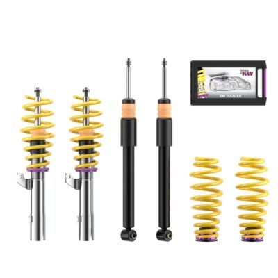 Kit Suspension KW Coilover V2 inox pour VW Golf 8R-référence 152800CW ou 152800CX