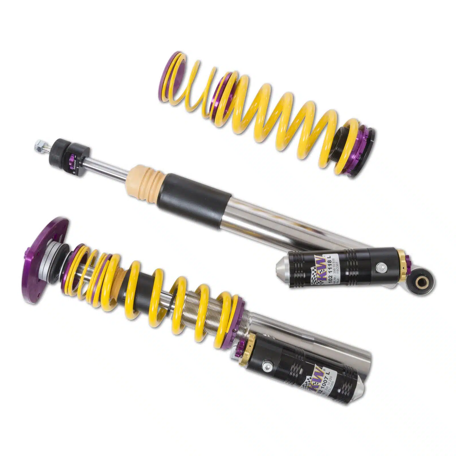 Kit Suspension KW Coilover V4 Clubsport avec supports supérieurs pour Audi RS3 8V Berline/Sportback-Référence 397102AK – Image 2
