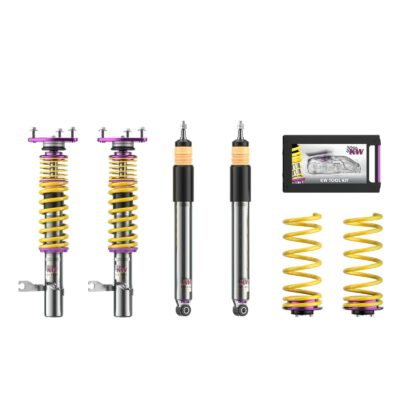 Suspension KW Coilover V3 Clubsport avec supports supérieurs FA pour VW Golf 8 R/GTI/GTI Clubsport-Référence 352808CW