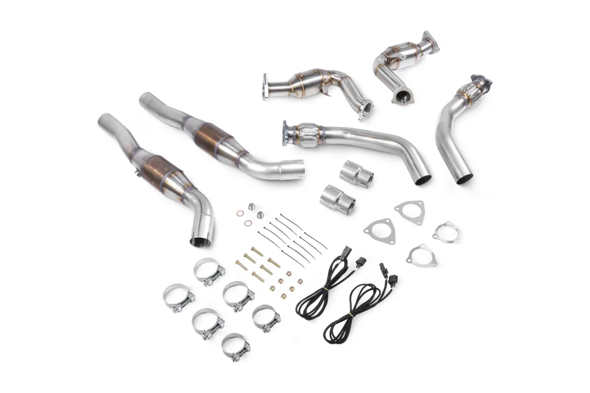Tuyaux de descente avec catalyseurs sport Scorpion pour Audi S4 B8 / S5 8T 3.0 TFSI – Image 2